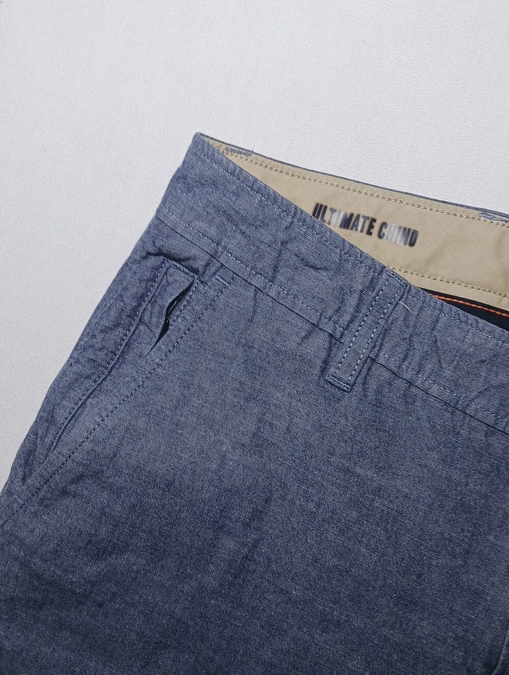 Dockers Smart Flex Mens Ultimate Slim Fit Chino Pants 32X28 Slate Blue